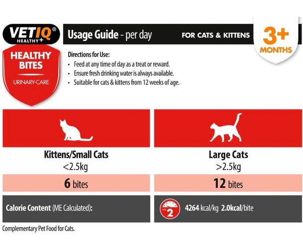 VetIQ Healthy Bites Urinary Care Cat Treats - 65g