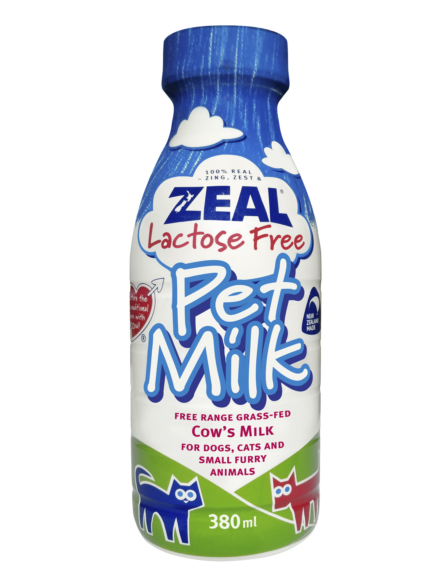 Zeal Lactose-Free Pet Milk - For Dogs & Cats | 380ml & 1L