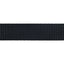 Close-up of a black belt strap on a white background