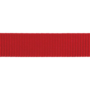 Red ribbon on a white background