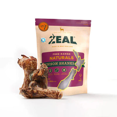 Zeal Free-Range Venison Shanks - Natural Dog Chew from New Zealand