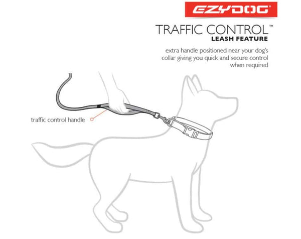EzyDog Zero Shock Dog Leash - 120cm