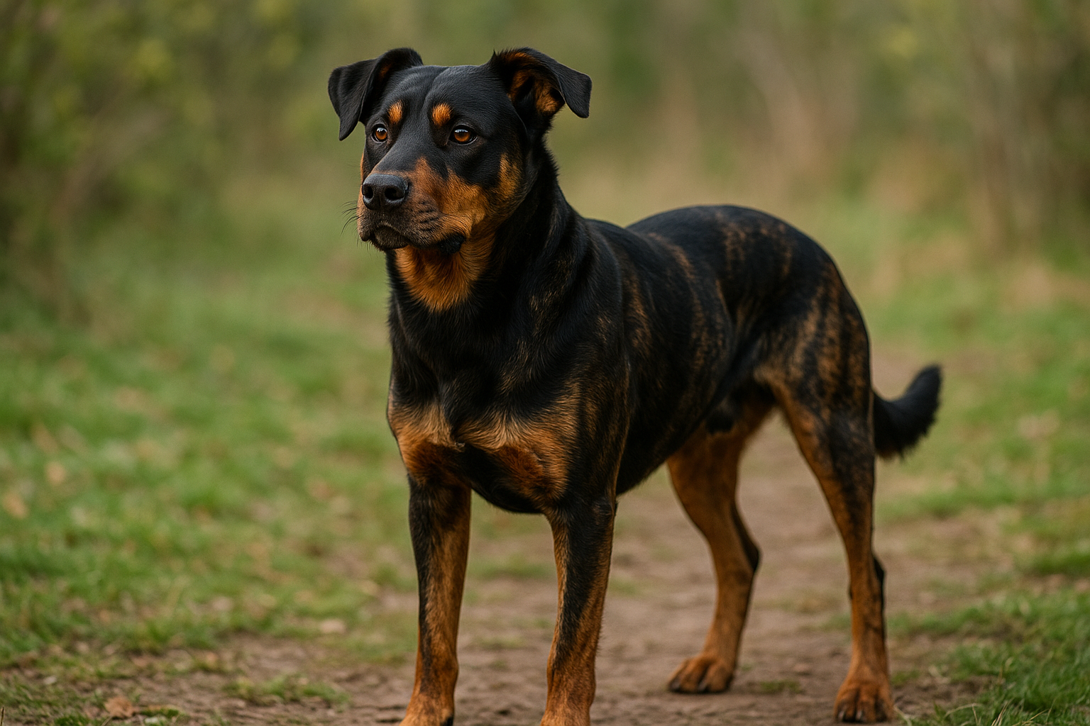 a rottie huntaway cross
