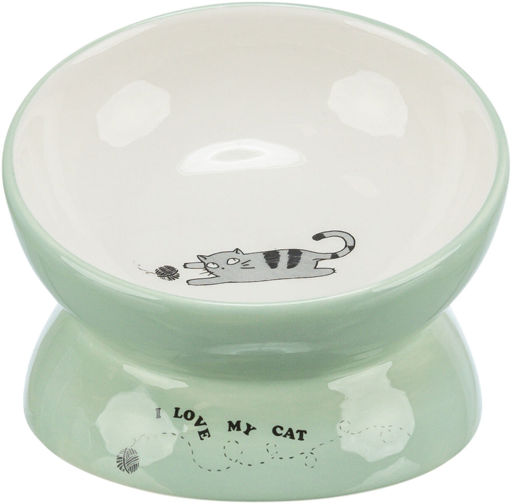 Trixie Raised Cat Bowl - Sage 13cm, 150ml