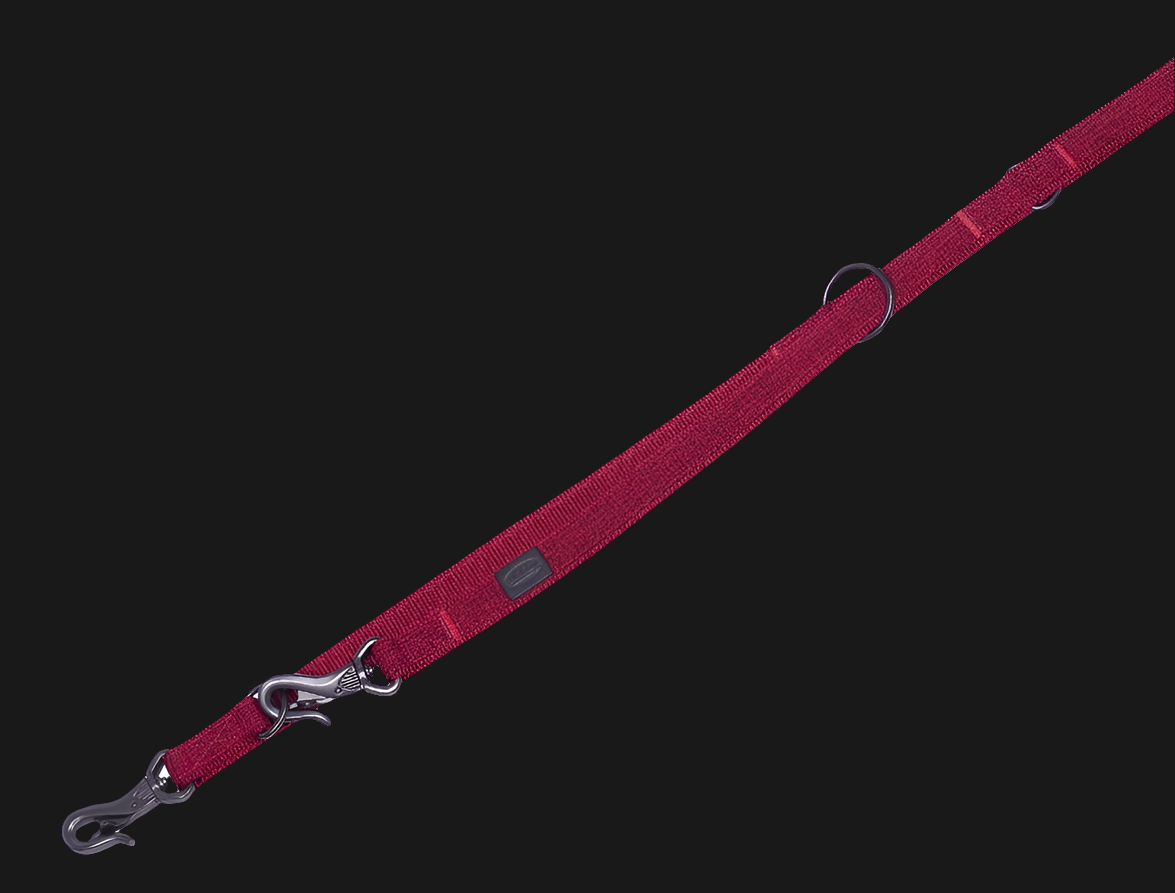 Premium Dog Training Leash Linen Deluxe - 3-Way Adjustable 200cm Leash Nobby