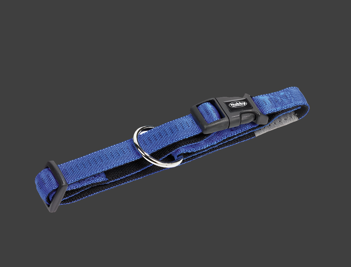 Soft Grip Dog Collar - Nylon Collar with Soft Lining | 15 Colors, 5 Sizes Nobby