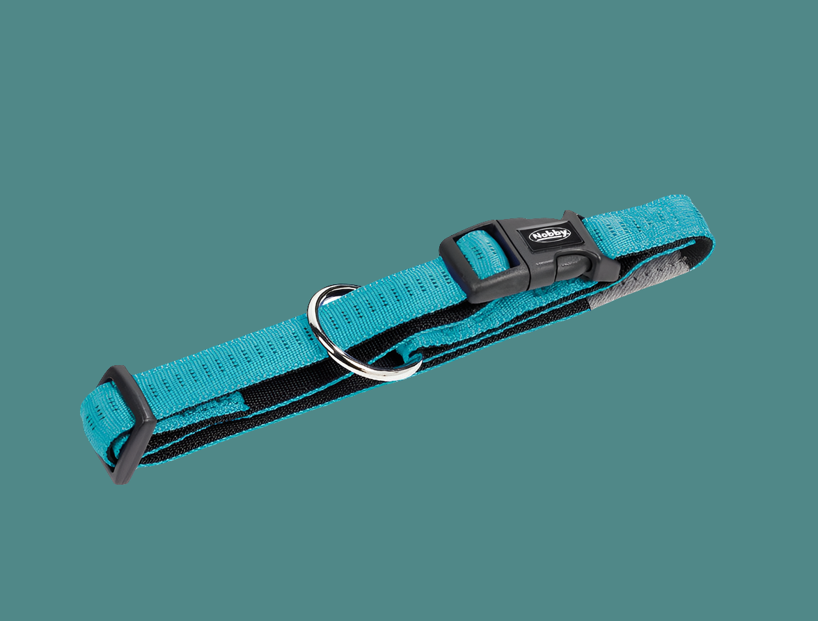 Soft Grip Dog Collar - Nylon Collar with Soft Lining | 15 Colors, 5 Sizes Nobby