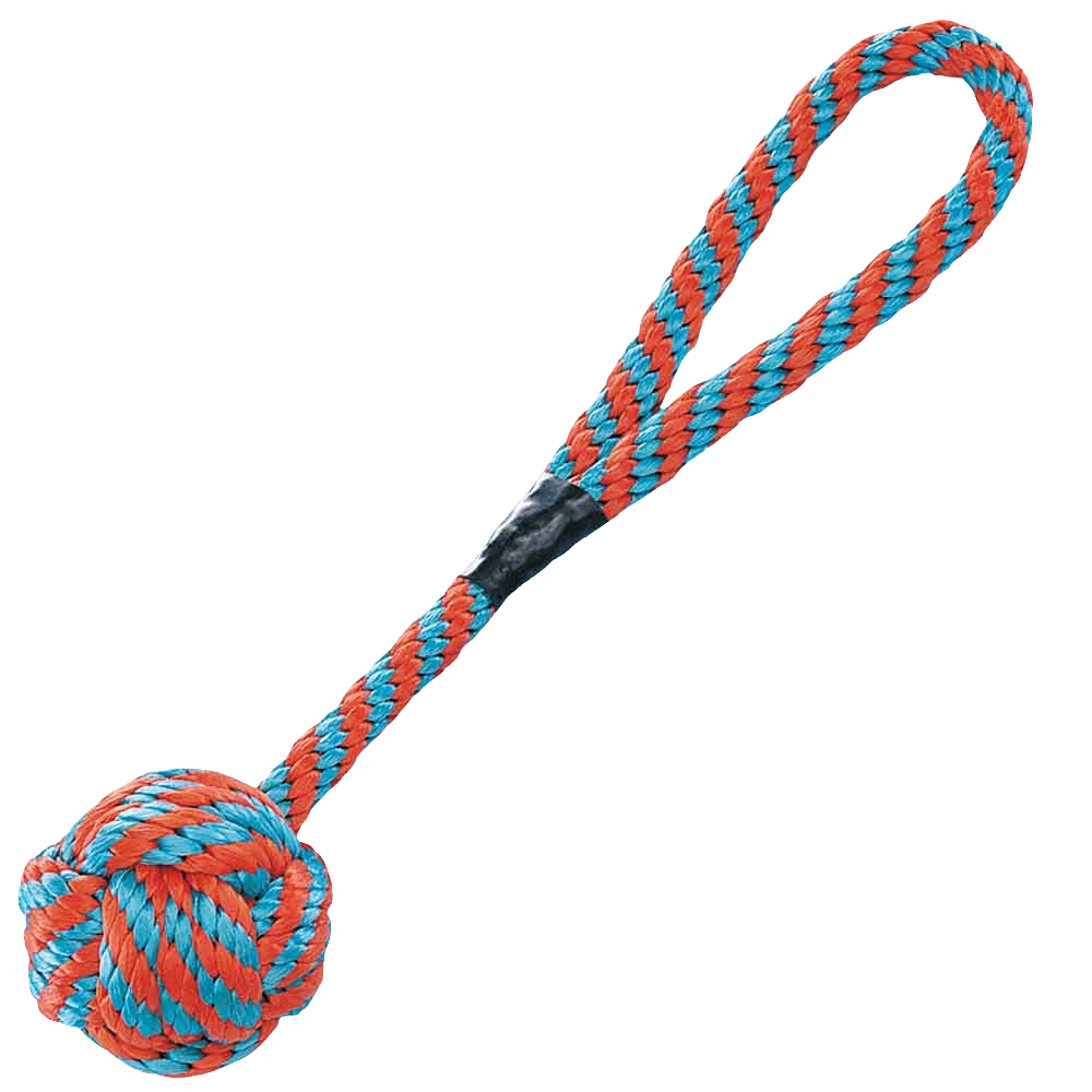 Dog Water Ball Toy Floating - Nylon Rope Ball with Handle for Swimming & Fetch