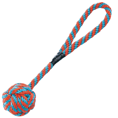 Dog Water Ball Toy Floating - Nylon Rope Ball with Handle for Swimming & Fetch
