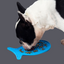 Silicone Slow Feeder Dog Bowl Fish Shape - Non-Slip with Suction Cup | Nobby