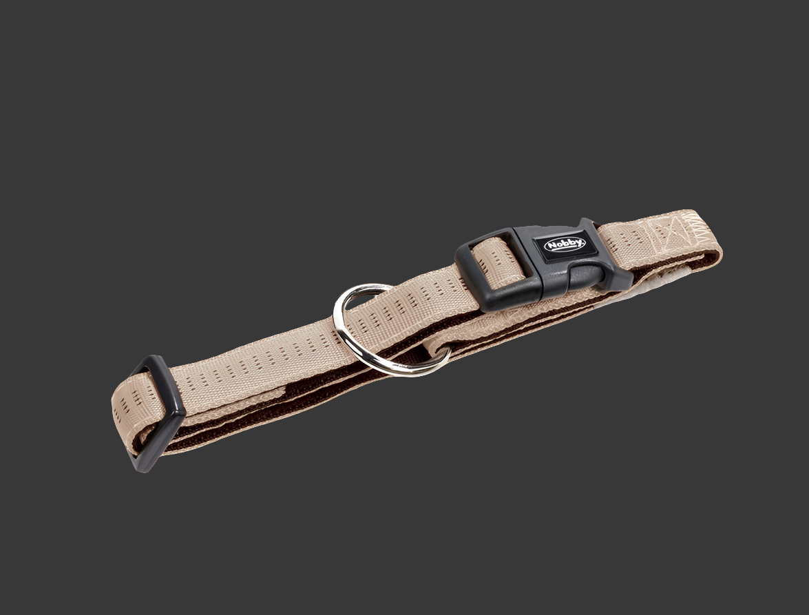 Soft Grip Dog Collar - Nylon Collar with Soft Lining | 15 Colors, 5 Sizes Nobby