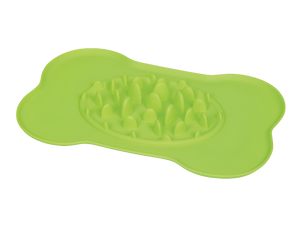 Slow Feeder Mat Silicone 41x27cm - Anti-Gulping Pet Feeding Mat