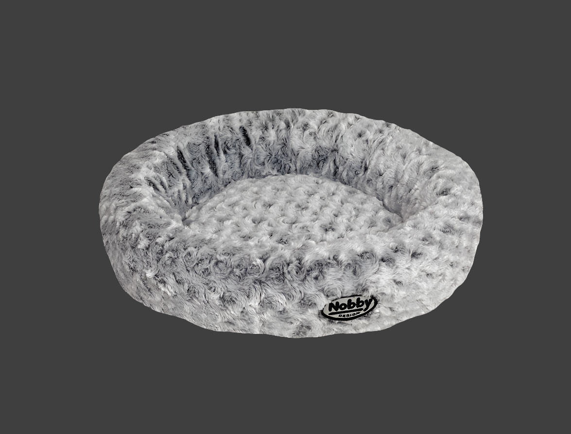 Nobby ARUSHA Donut Bed - Soft Plush Bed for Cats & Small Dogs | Microfiber 45cm