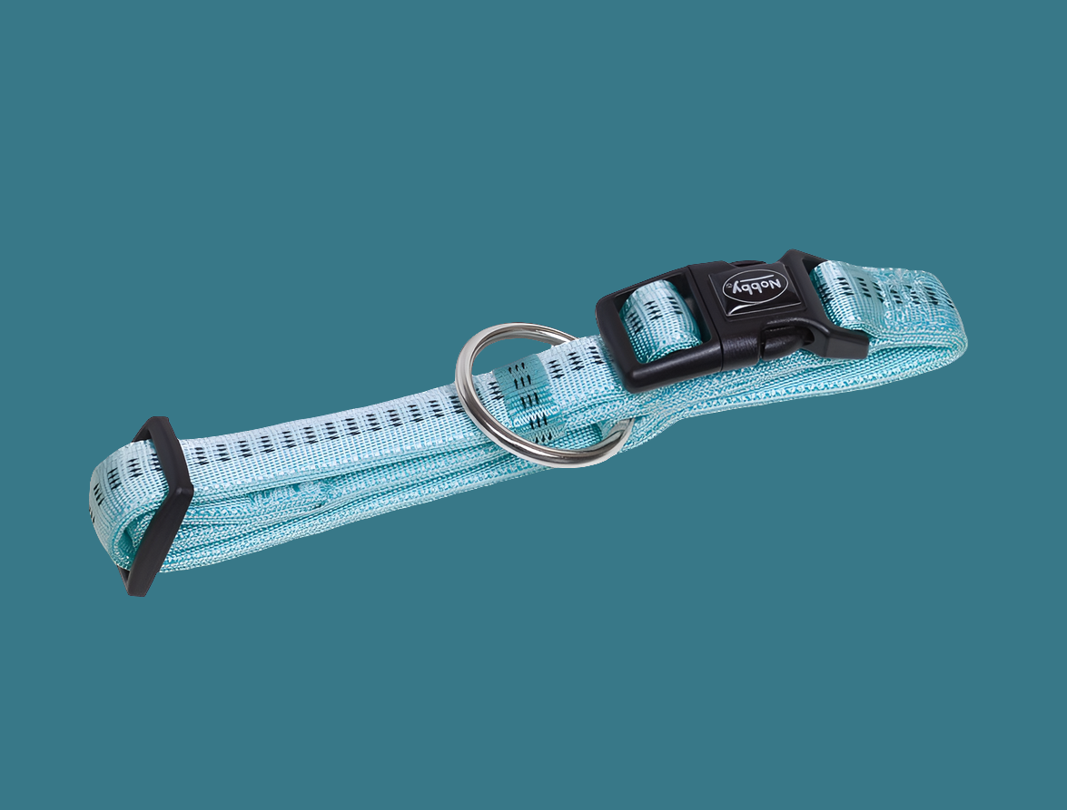 Soft Grip Dog Collar - Nylon Collar with Soft Lining | 15 Colors, 5 Sizes Nobby