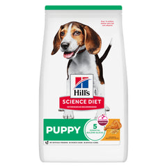 Hill's Science Diet Puppy dog food packaging on a white background