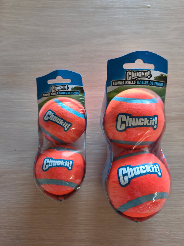 Chuckit! Tennis Balls 2-Pack – Small or Medium