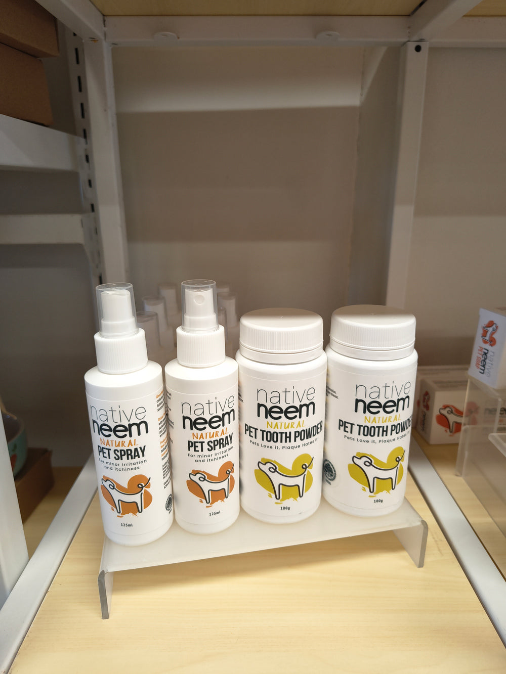 Pet Tooth Powder Organic Neem 100g - Natural Dental Care for Dogs & Cats | BioGro Certified