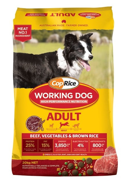 Coprice Working Dog Beef 20kg - High Performance Dog Food