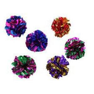Pawise Crinkle Ball Cat Toy - 4.5cm (Single)