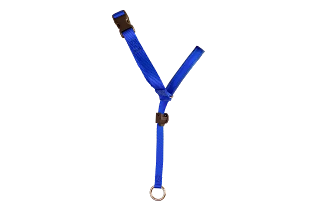 beau pets gentle leader head collar blue
