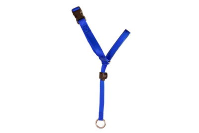 beau pets gentle leader head collar blue