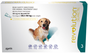 Revolution for Dogs Large 20-40kg - Flea, Tick & Parasite Treatment 3+6 Pack