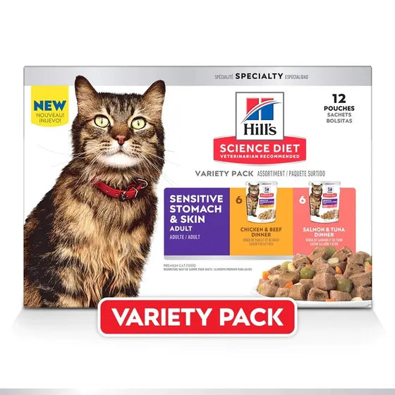 Hill's Science Diet Adult 7+ Chicken Cat Food 12 x 85g