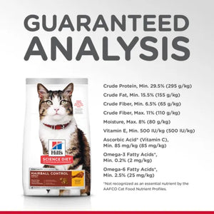 Hill's Science Diet Adult Hairball Control Cat Food