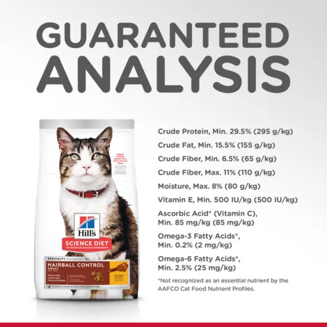 Hill's Science Diet Adult Hairball Control Cat Food