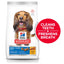 Hills Science Diet Oral Care dog food package with a dachshund on a white background