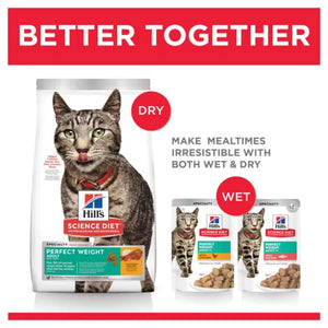 Hill's Science Diet Perfect Weight Adult Cat Food - Weight Management Formula