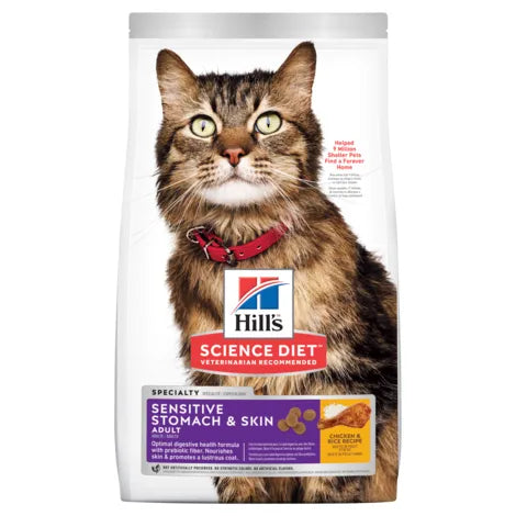 Hills Feline Sen Stomach and Skin