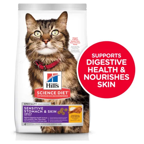 Hills Feline Sen Stomach and Skin