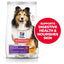 Hills Science Diet dog food package for sensitive stomach and skin on a white background