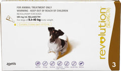 Revolution Flea Treatment for Dogs 5-10kg - 3 Pack