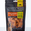 Packaging of Omega Plus King Salmon Bites dog treats on a white background