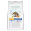 Bag of pet food with weight reduction label on a white background