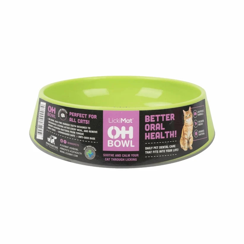 LickiMat OH Bowl for Cats - Green