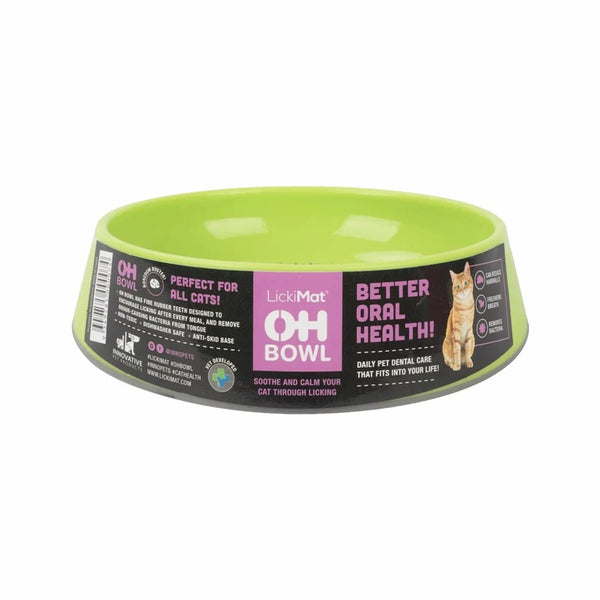 LickiMat OH Bowl for Cats - Green