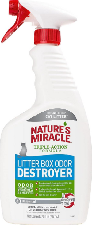 Nature's Miracle Litter Box Odour Destroyer Spray 709ml