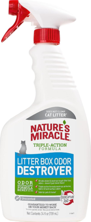 Nature's Miracle Litter Box Odour Destroyer Spray 709ml