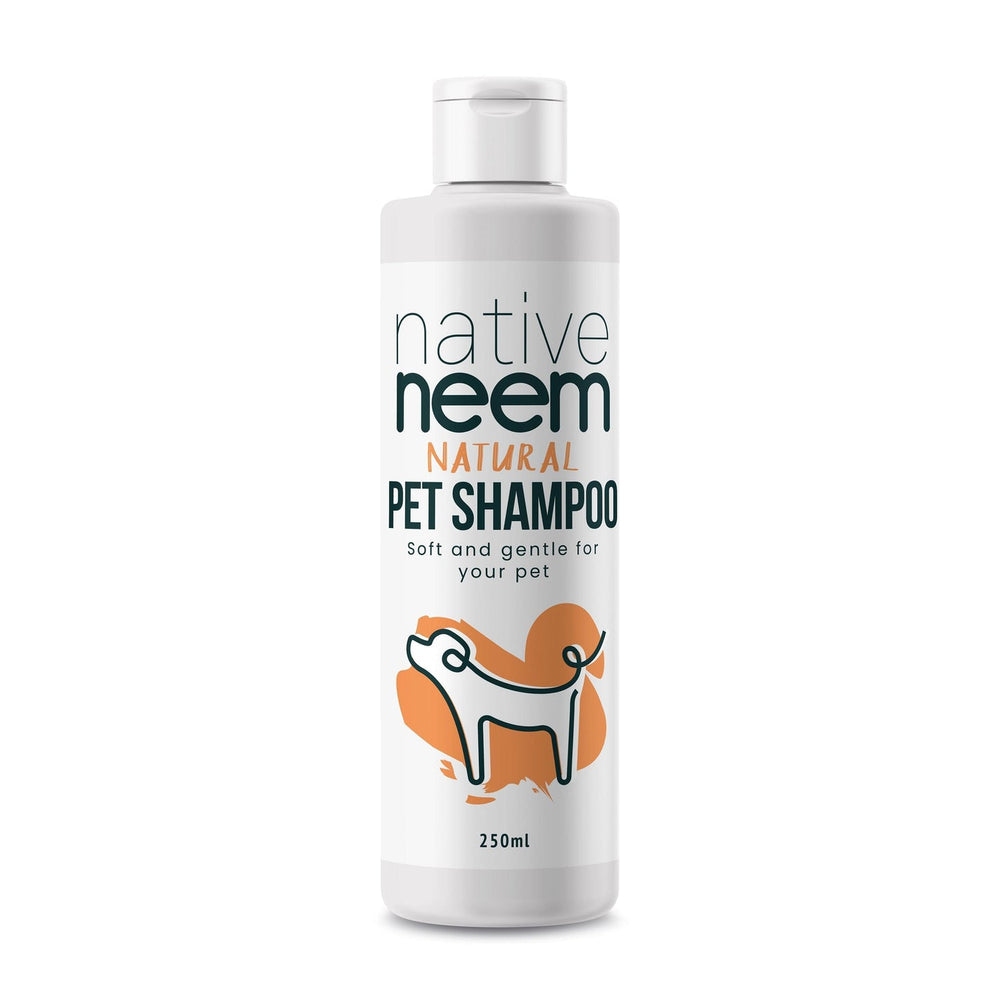 Pet Shampoo Organic Neem 250ml - Natural Gentle Cleanser for Dogs & Cats | BioGro Certified