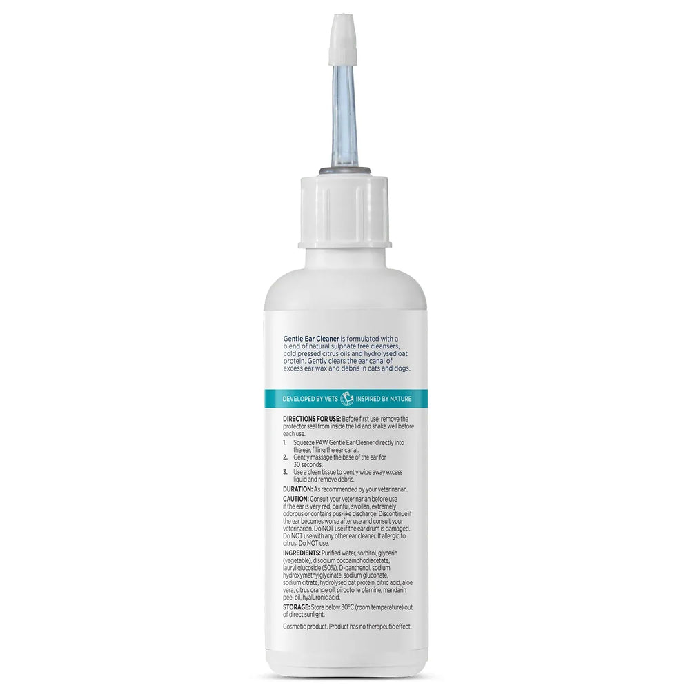 PAW Gentle Ear Cleaner 120ml - Gentle Pet Ear Care by Blackmores