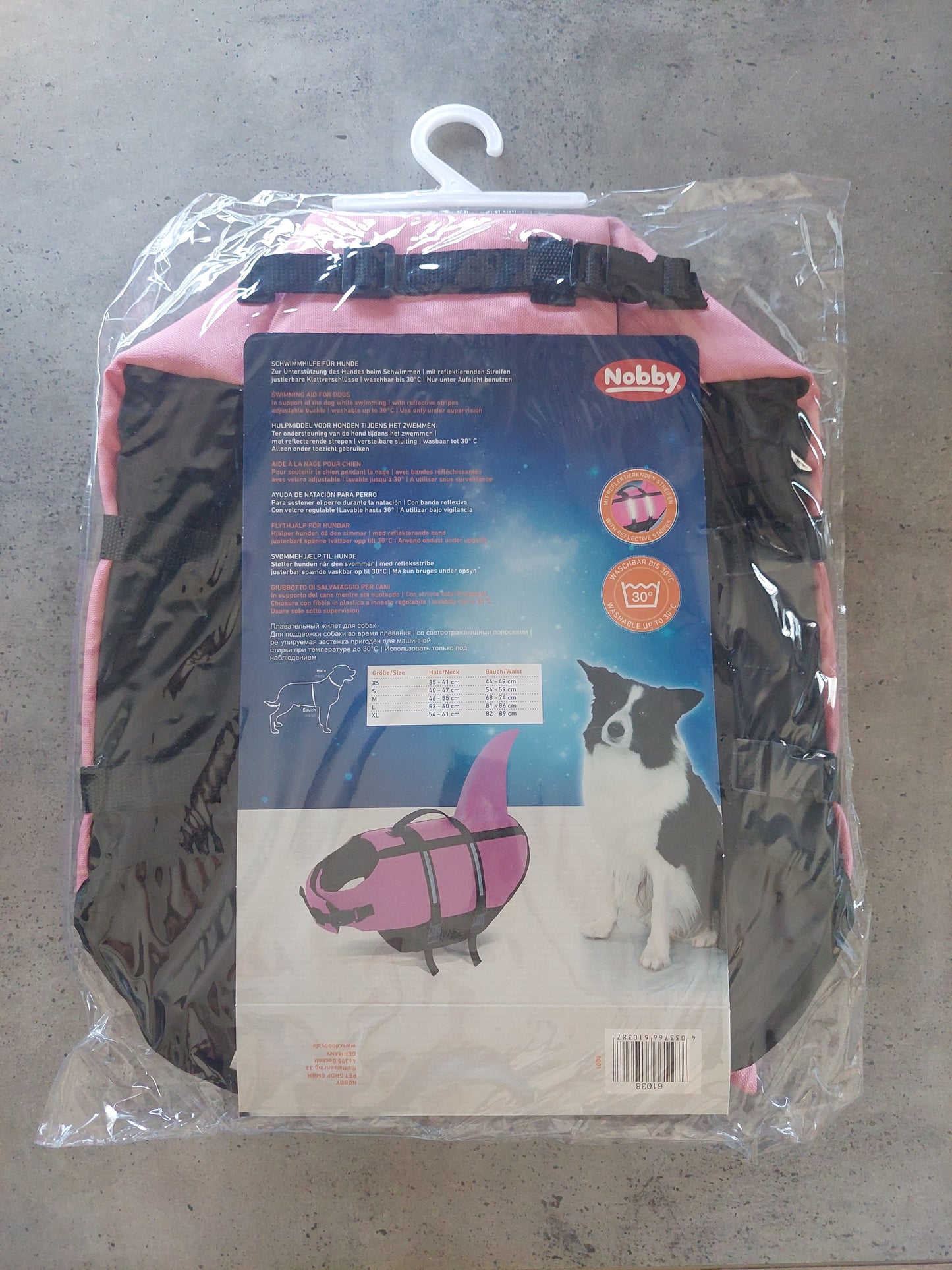 Dog Life Jacket Sharki - Buoyancy Aid with Reflective Stripes PetHaus