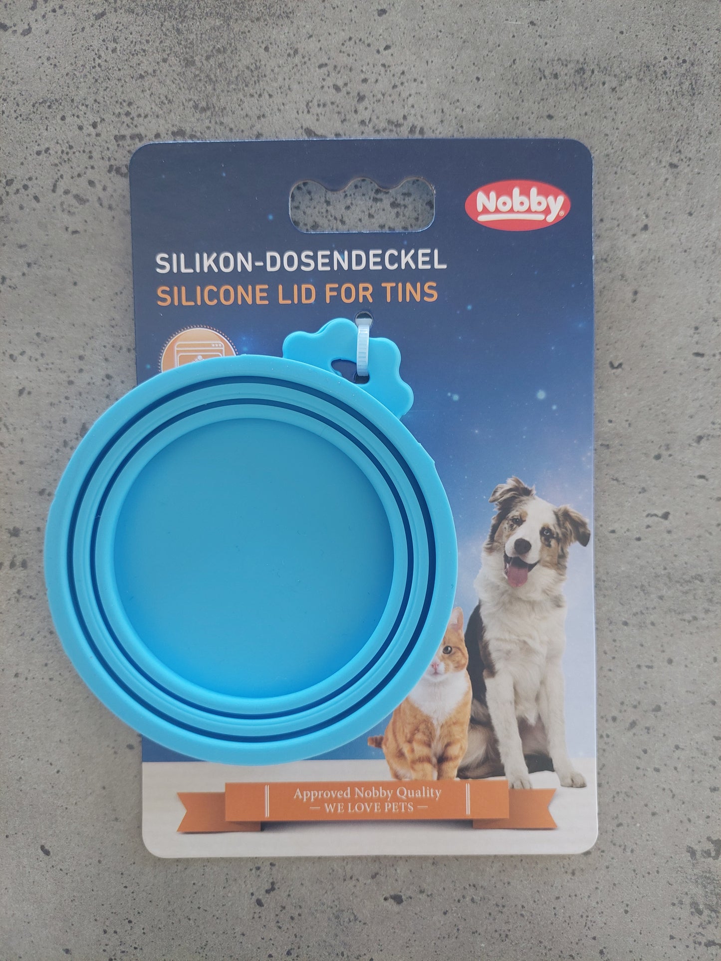 Silicone Lid for Pet Food Tins - 3 Sizes (6.5cm, 7.5cm, 8.5cm) Dishwasher Safe