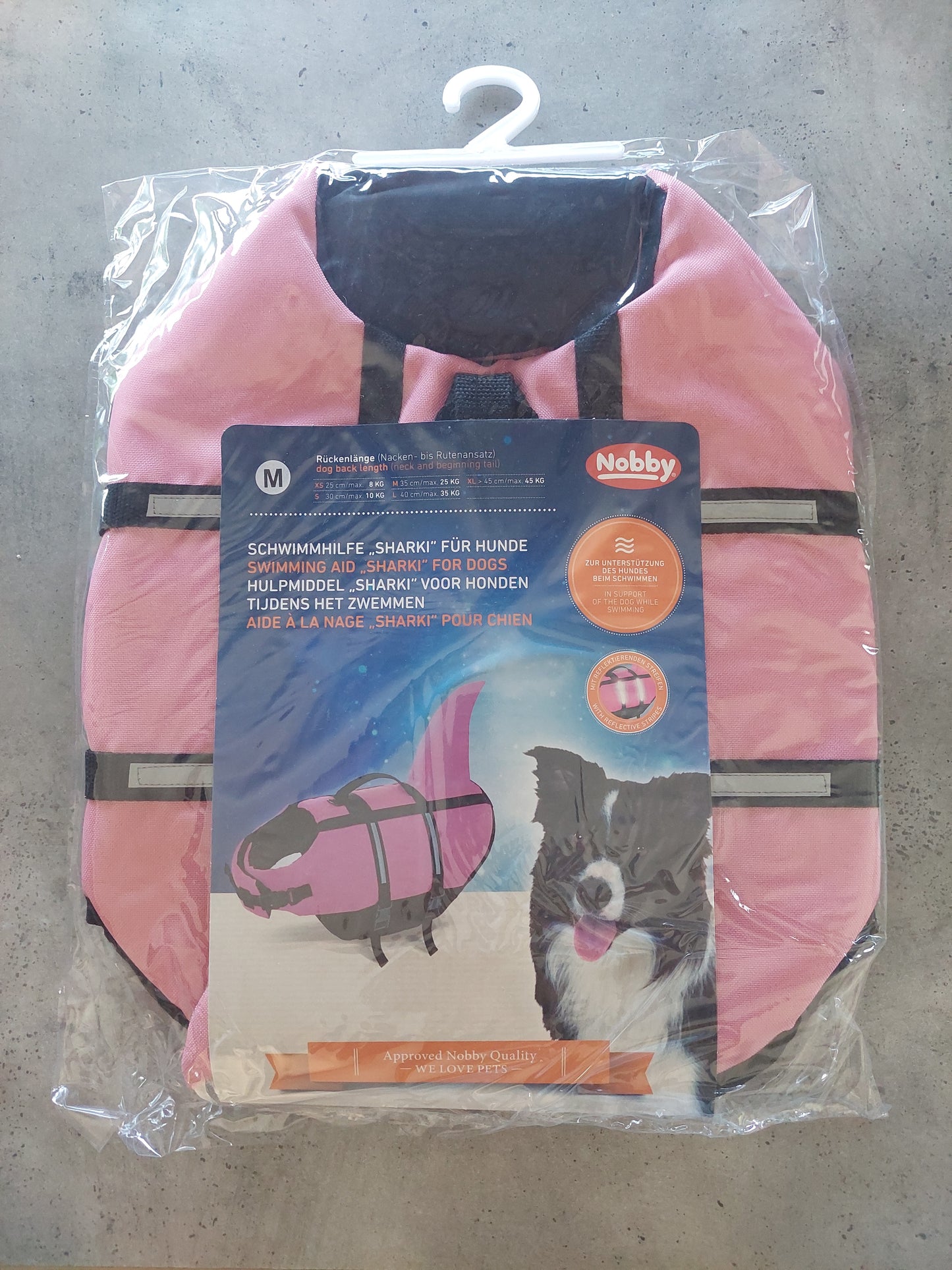 Dog Life Jacket Sharki - Buoyancy Aid with Reflective Stripes PetHaus