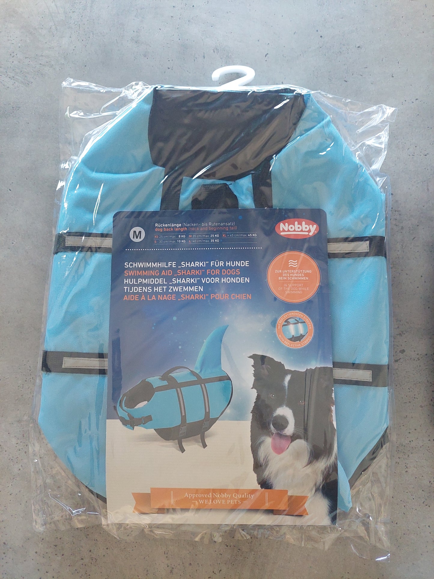 Dog Life Jacket Sharki - Buoyancy Aid with Reflective Stripes PetHaus