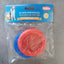 Silicone Can Lid Pack of 2 - 9cm Pet Food Container Covers (Red & Blue)