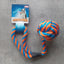 Dog Water Ball Toy Floating - Nylon Rope Ball with Handle for Swimming & Fetch