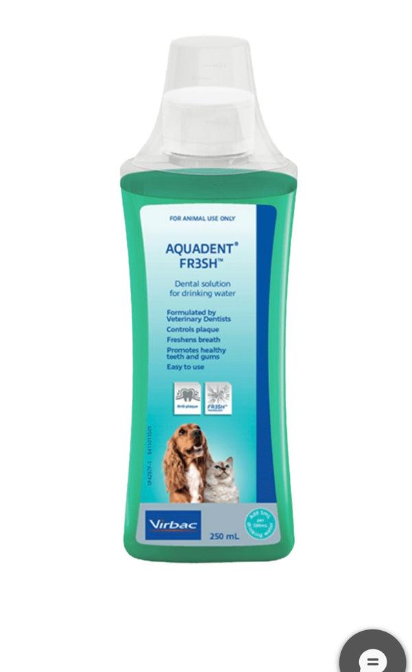 Aquadent Fresh Water Additive for Dogs & Cats